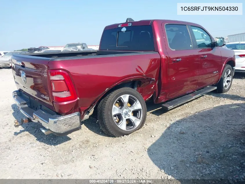 1C6SRFJT9KN504330 2019 Ram 1500 Laramie 4X4 5'7 Box