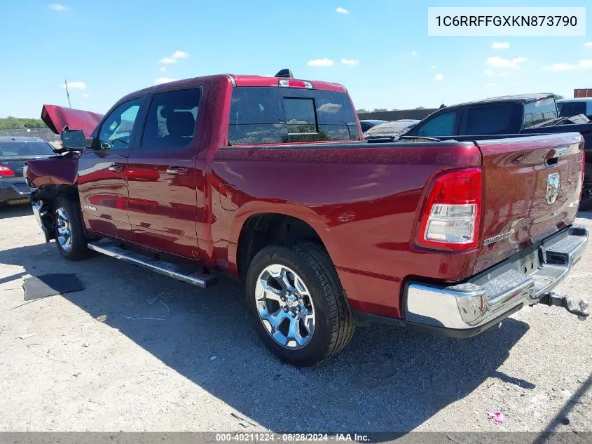 1C6RRFFGXKN873790 2019 Ram 1500 Big Horn/Lone Star 4X4 5'7 Box