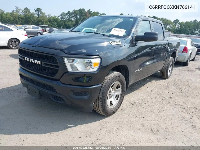 1C6RRFGGXKN766141 2019 Ram 1500 Tradesman 4X4 5'7 Box