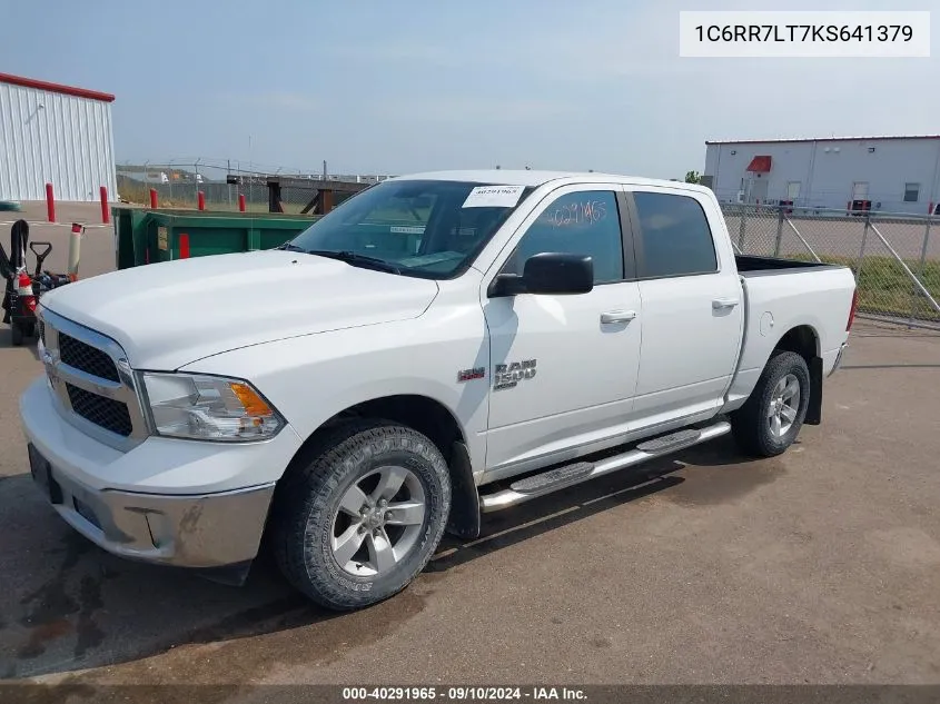 1C6RR7LT7KS641379 2019 Ram 1500 Classic Slt 4X4 5'7 Box