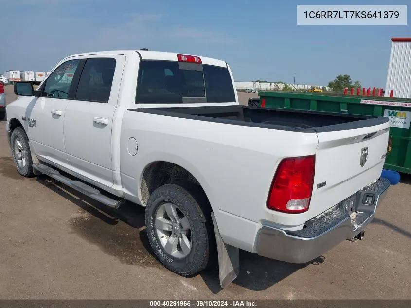 1C6RR7LT7KS641379 2019 Ram 1500 Classic Slt 4X4 5'7 Box