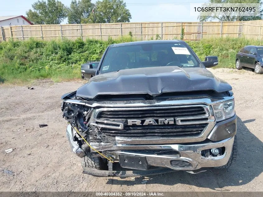 1C6SRFFT3KN762495 2019 Ram 1500 Big Horn/Lone Star