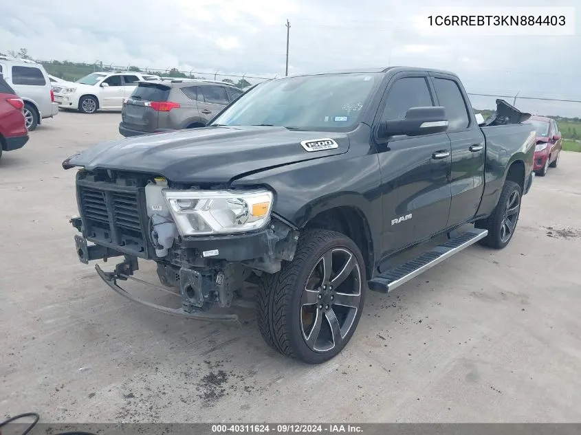 2019 Ram 1500 Big Horn/Lone Star VIN: 1C6RREBT3KN884403 Lot: 40311624