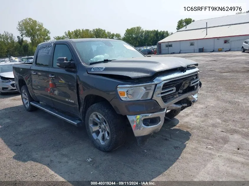 1C6SRFFT9KN624976 2019 Ram 1500 Big Horn/Lone Star 4X4 5'7 Box