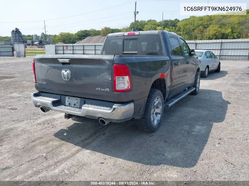 1C6SRFFT9KN624976 2019 Ram 1500 Big Horn/Lone Star 4X4 5'7 Box