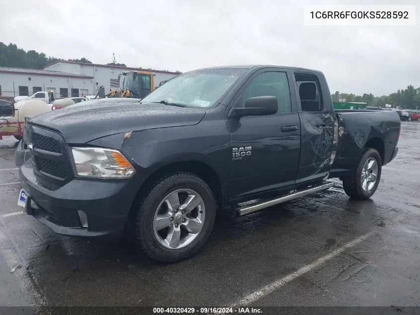 2019 Ram 1500 Classic Tradesman VIN: 1C6RR6FG0KS528592 Lot: 40542668