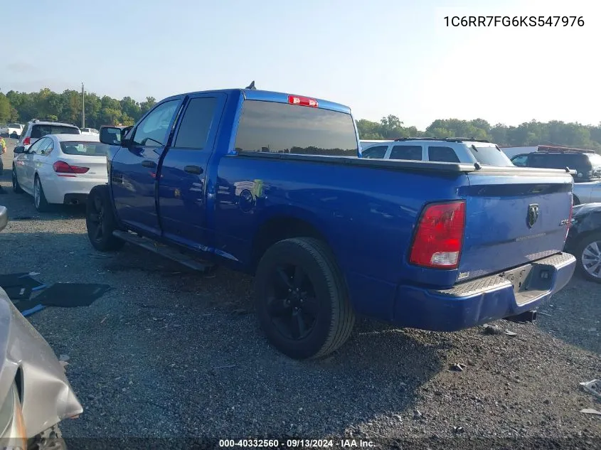 2019 Ram 1500 Classic Tradesman VIN: 1C6RR7FG6KS547976 Lot: 40332560