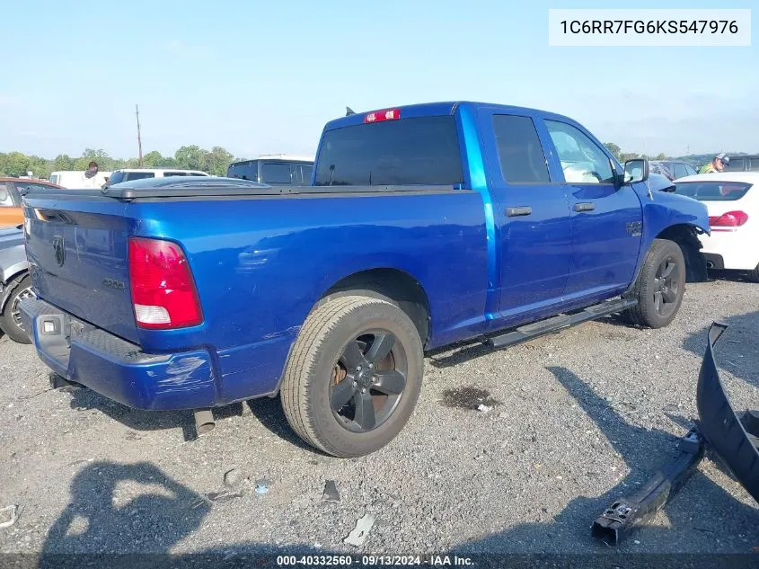 1C6RR7FG6KS547976 2019 Ram 1500 Classic Tradesman