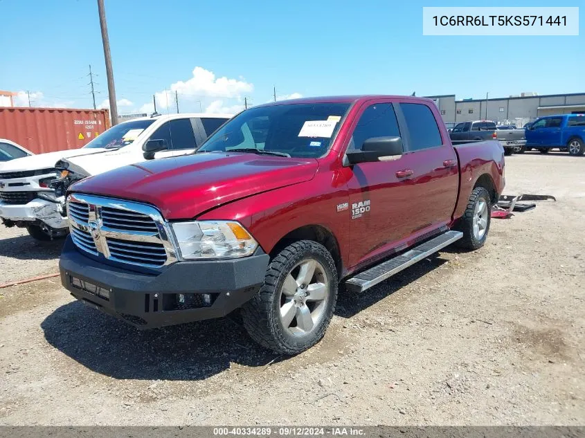 1C6RR6LT5KS571441 2019 Ram 1500 Classic Lone Star 4X2 5'7 Box