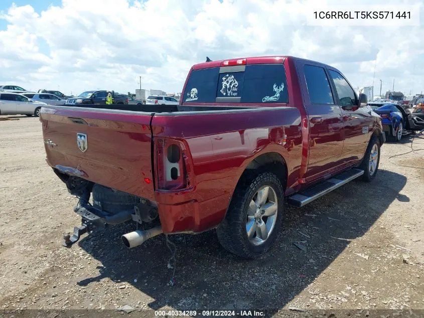 1C6RR6LT5KS571441 2019 Ram 1500 Classic Lone Star 4X2 5'7 Box