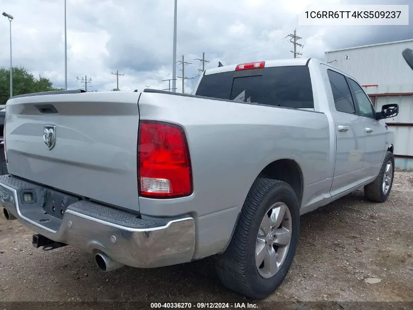 2019 Ram 1500 Classic Big Horn 4X2 6'4 Box VIN: 1C6RR6TT4KS509237 Lot: 40336270