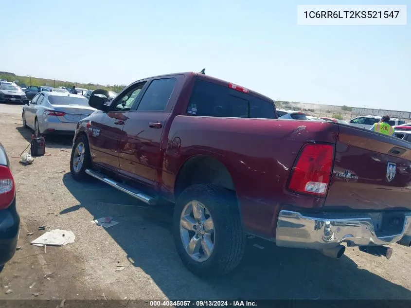 1C6RR6LT2KS521547 2019 Ram 1500 Classic Slt