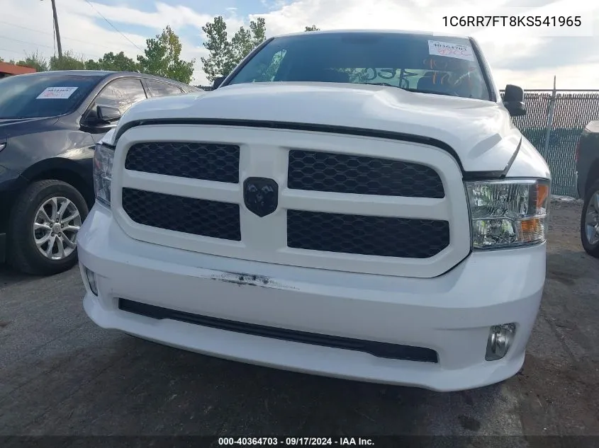 2019 Ram 1500 Classic Tradesman VIN: 1C6RR7FT8KS541965 Lot: 40364703