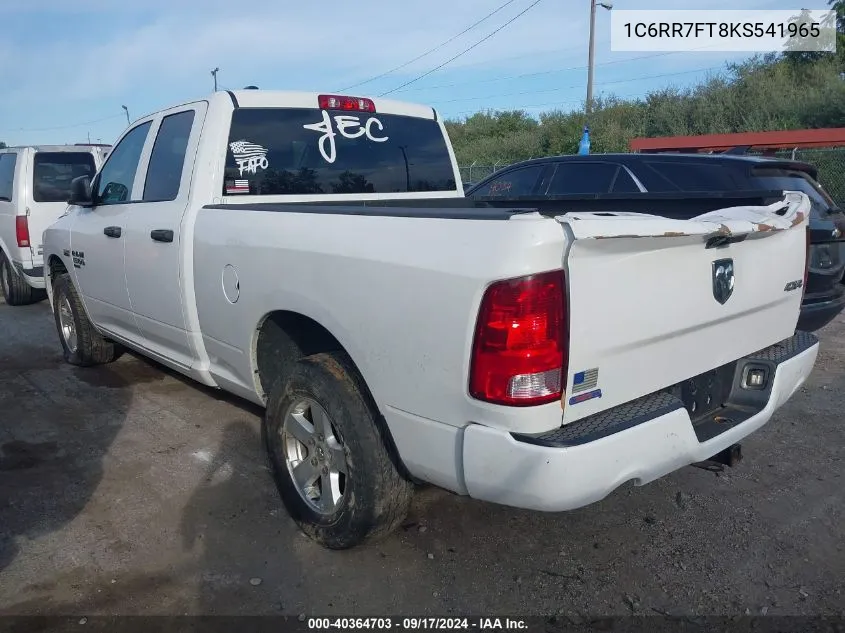 2019 Ram 1500 Classic Tradesman VIN: 1C6RR7FT8KS541965 Lot: 40364703