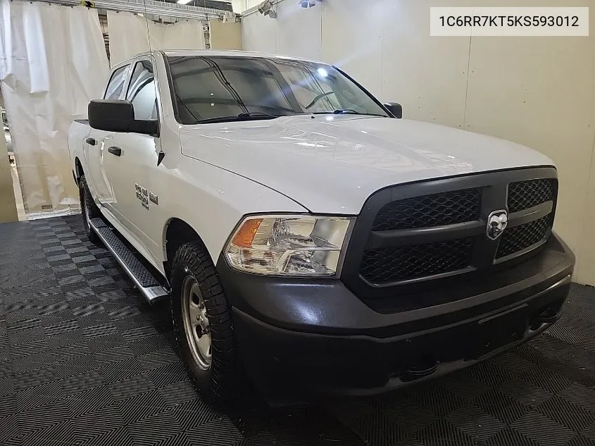 1C6RR7KT5KS593012 2019 Ram 1500 Classic Tradesman