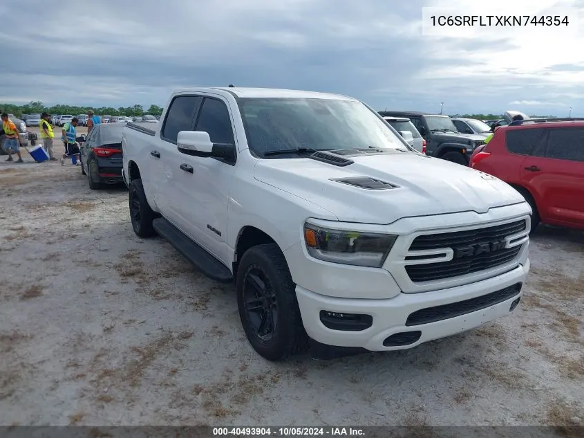 2019 Ram 1500 Rebel VIN: 1C6SRFLTXKN744354 Lot: 40493904