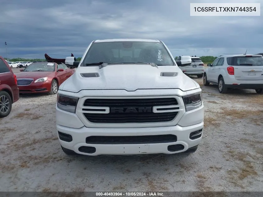 2019 Ram 1500 Rebel VIN: 1C6SRFLTXKN744354 Lot: 40493904