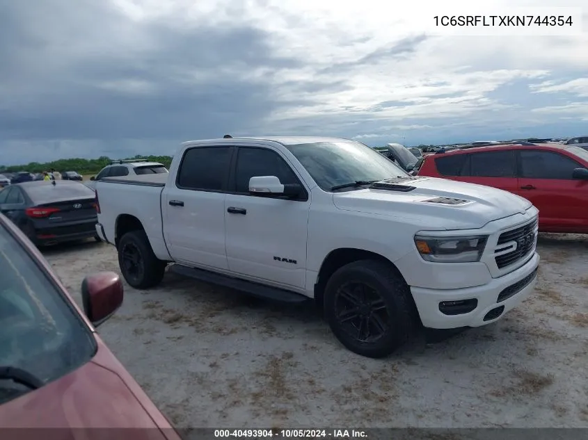 2019 Ram 1500 Rebel VIN: 1C6SRFLTXKN744354 Lot: 40493904