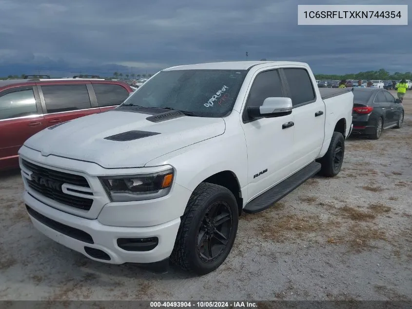 2019 Ram 1500 Rebel VIN: 1C6SRFLTXKN744354 Lot: 40493904