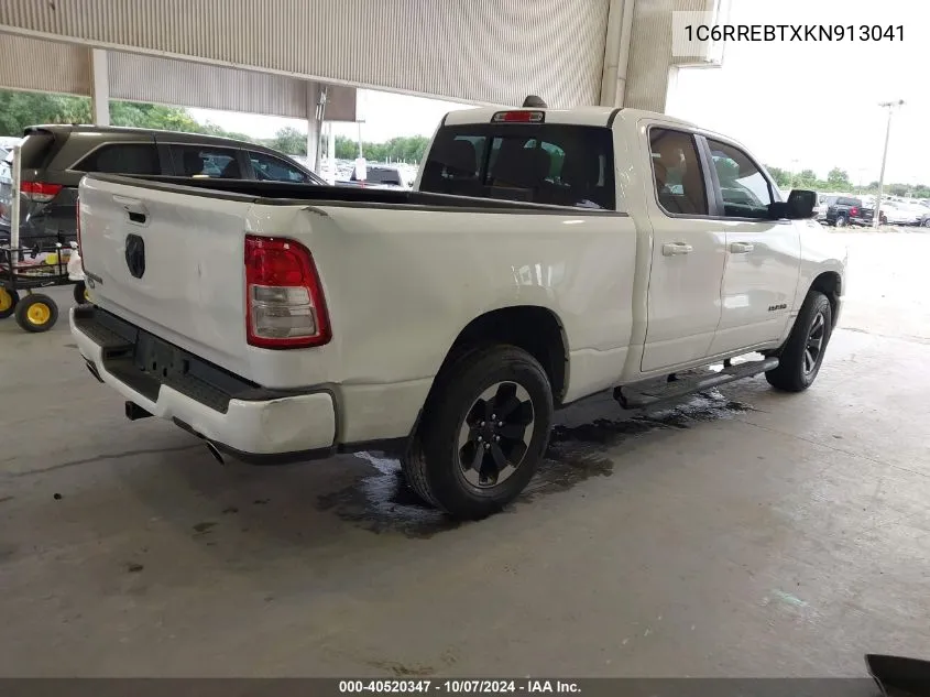 2019 Ram 1500 Big Horn/Lone Star 4X2 6'4 Box VIN: 1C6RREBTXKN913041 Lot: 40520347