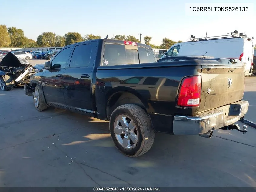 2019 Ram 1500 Classic Slt VIN: 1C6RR6LT0KS526133 Lot: 40522640