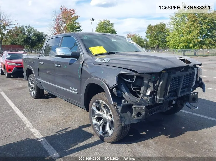 2019 Ram 1500 Limited 4X4 5'7 Box VIN: 1C6SRFHT8KN633391 Lot: 40542900