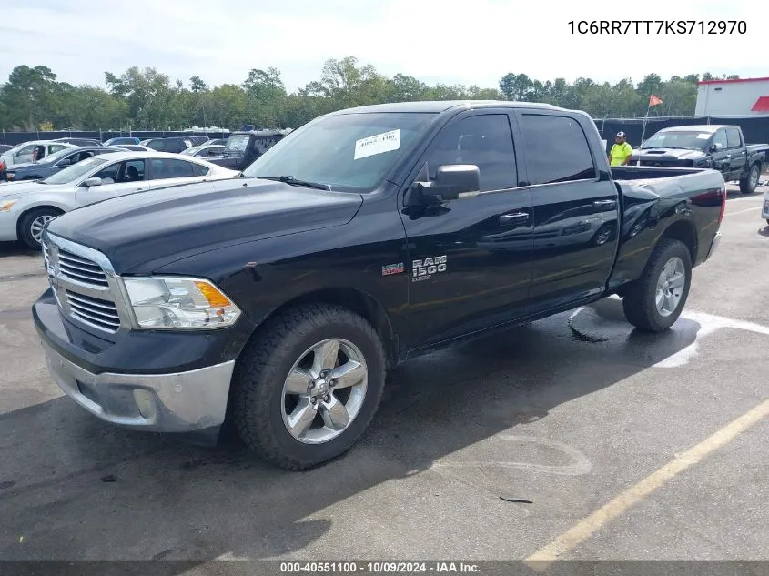 2019 Ram 1500 Classic Slt VIN: 1C6RR7TT7KS712970 Lot: 40551100