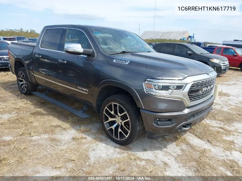 2019 Ram 1500 Limited VIN: 1C6RREHT1KN617719 Lot: 40551497