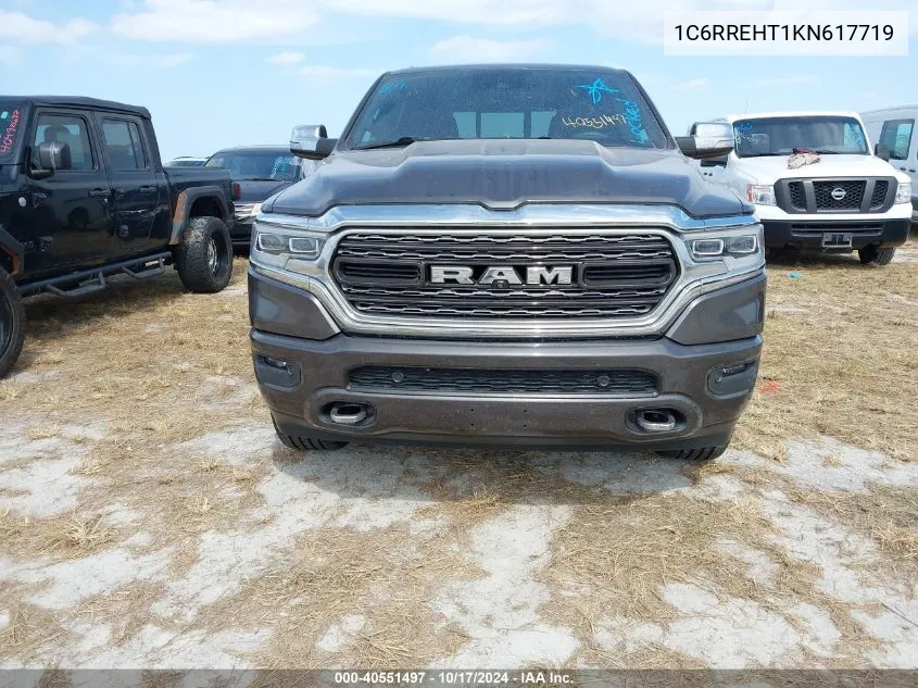 2019 Ram 1500 Limited VIN: 1C6RREHT1KN617719 Lot: 40551497