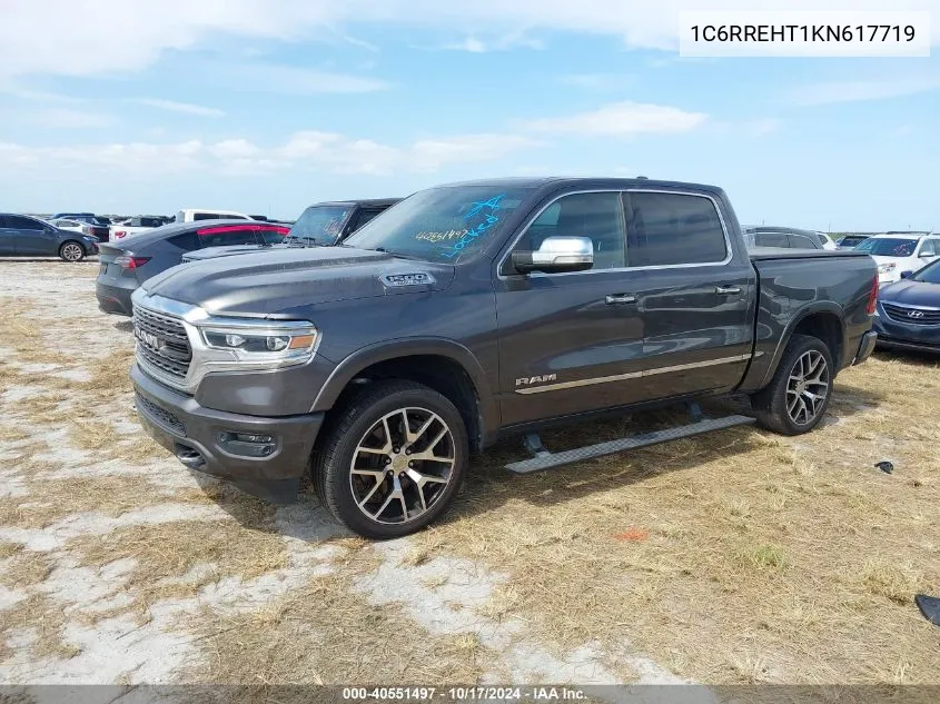 2019 Ram 1500 Limited VIN: 1C6RREHT1KN617719 Lot: 40551497