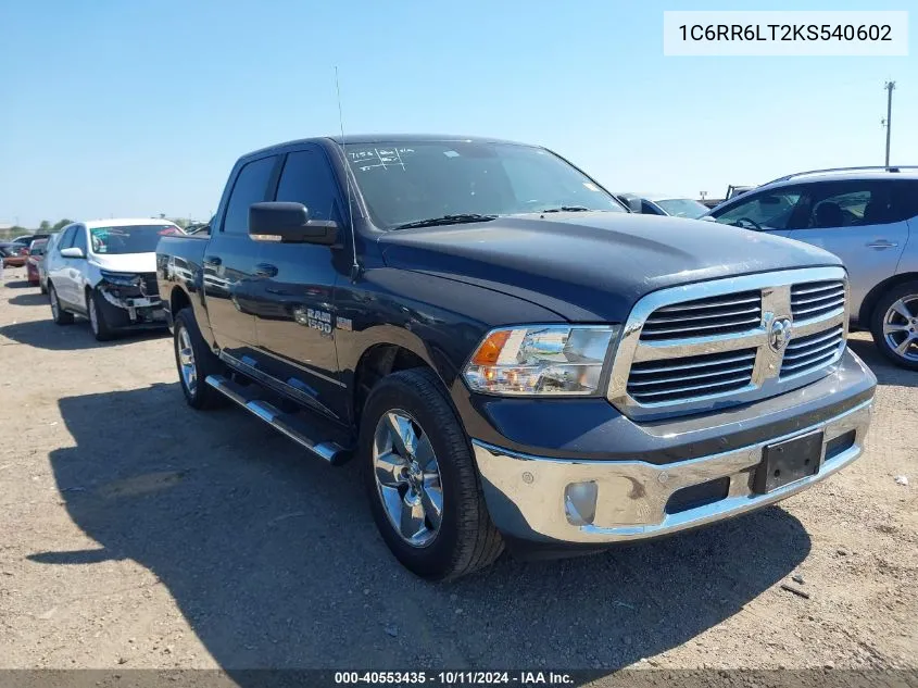 2019 Ram 1500 Classic Slt VIN: 1C6RR6LT2KS540602 Lot: 40553435