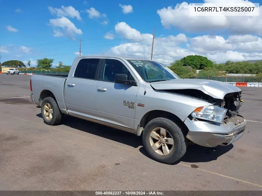 2019 Ram 1500 Classic Slt 4X4 5'7 Box VIN: 1C6RR7LT4KS525007 Lot: 40562237