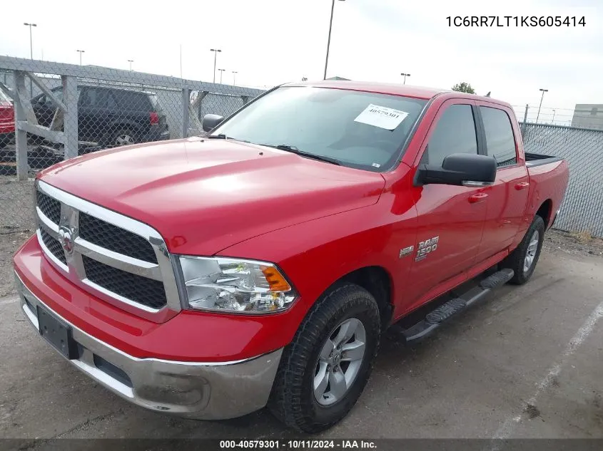 2019 Ram 1500 Classic Slt 4X4 5'7 Box VIN: 1C6RR7LT1KS605414 Lot: 40579301