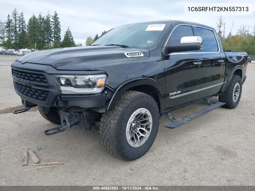 2019 Ram 1500 Limited VIN: 1C6SRFHT2KN557313 Lot: 40582503