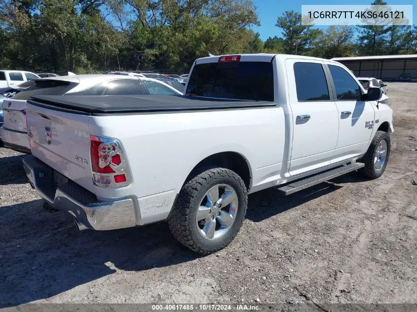 2019 Ram 1500 Classic Big Horn 4X4 6'4 Box VIN: 1C6RR7TT4KS646121 Lot: 40617485