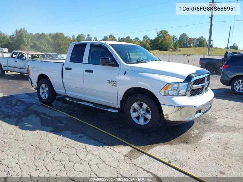 1C6RR6FG8KS685951 2019 Ram 1500 Classic Tradesman 4X2 6'4 Box