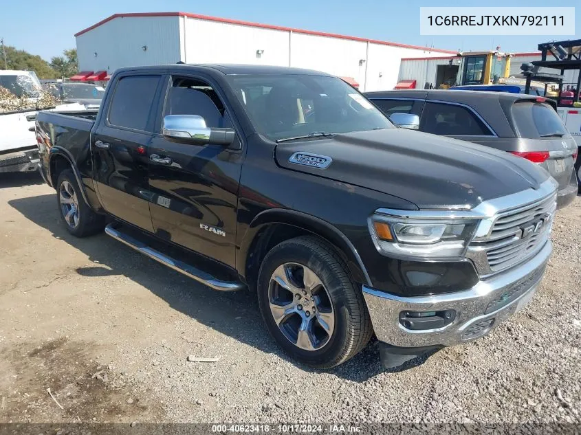 1C6RREJTXKN792111 2019 Ram 1500 Laramie