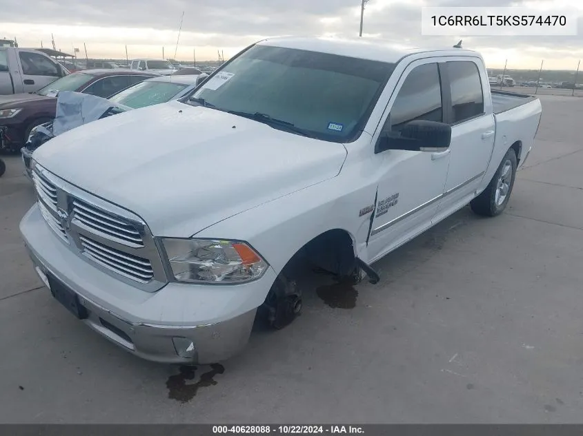 2019 Ram 1500 Classic Lone Star 4X2 5'7 Box VIN: 1C6RR6LT5KS574470 Lot: 40628088