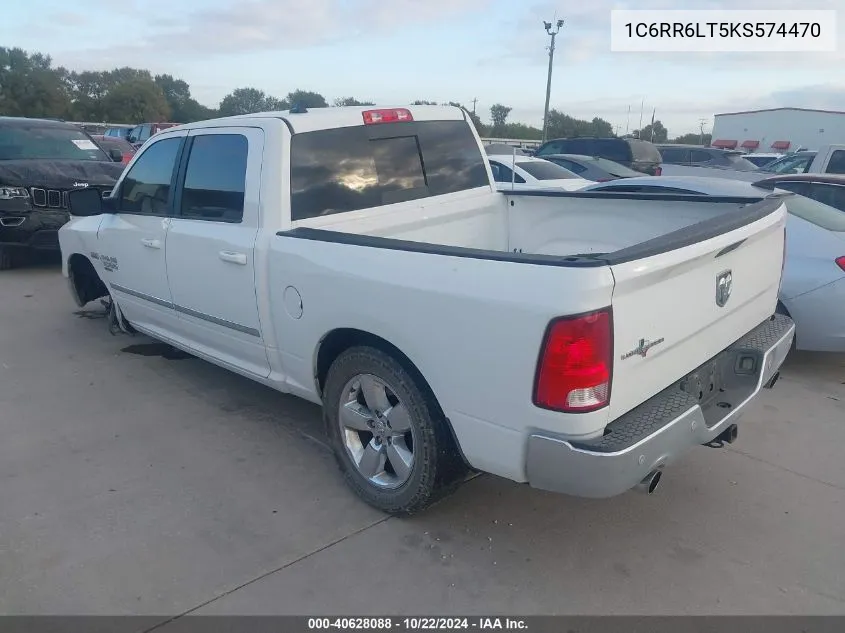 2019 Ram 1500 Classic Lone Star 4X2 5'7 Box VIN: 1C6RR6LT5KS574470 Lot: 40628088