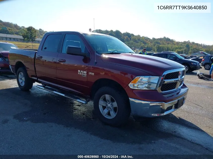 2019 Ram 1500 Classic Slt 4X4 6'4 Box VIN: 1C6RR7TT9KS640850 Lot: 40639860