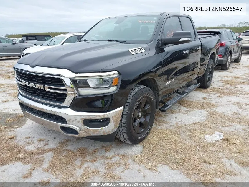 2019 Ram 1500 Big Horn/Lone Star 4X2 6'4 Box VIN: 1C6RREBT2KN526547 Lot: 40640205