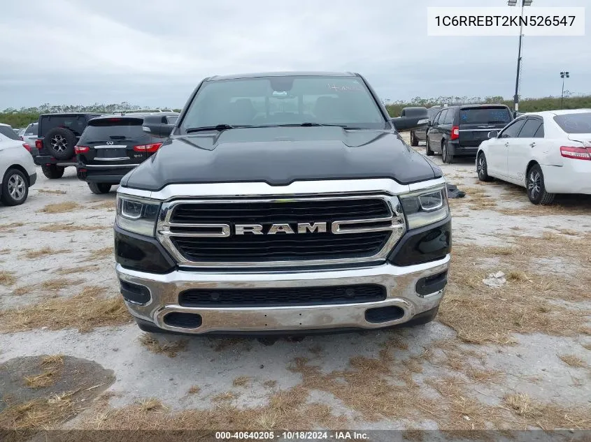 2019 Ram 1500 Big Horn/Lone Star 4X2 6'4 Box VIN: 1C6RREBT2KN526547 Lot: 40640205