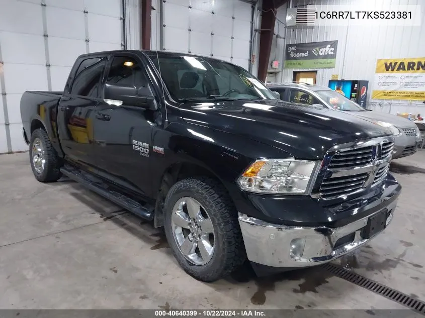 1C6RR7LT7KS523381 2019 Ram 1500 Classic Big Horn