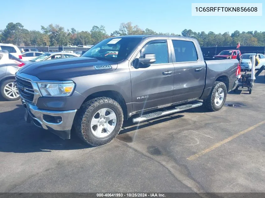 2019 Ram 1500 Big Horn/Lone Star 4X4 5'7 Box VIN: 1C6SRFFT0KN856608 Lot: 40641993