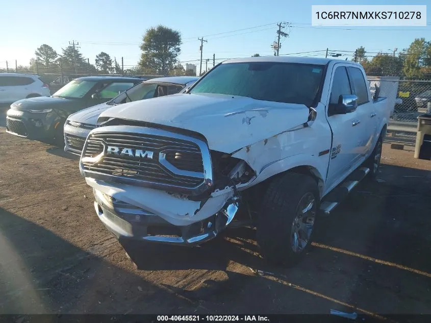 2019 Ram 1500 Classic Laramie 4X4 5'7 Box VIN: 1C6RR7NMXKS710278 Lot: 40645521