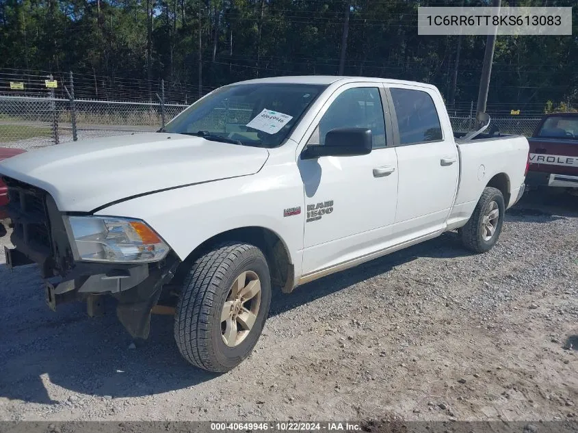 2019 Ram 1500 Classic Slt 4X2 6'4 Box VIN: 1C6RR6TT8KS613083 Lot: 40649946