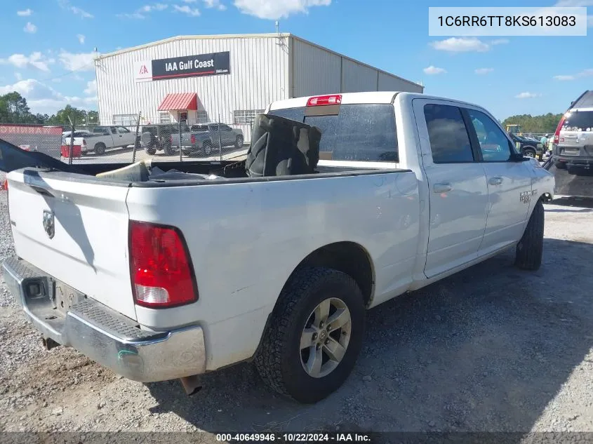 2019 Ram 1500 Classic Slt 4X2 6'4 Box VIN: 1C6RR6TT8KS613083 Lot: 40649946