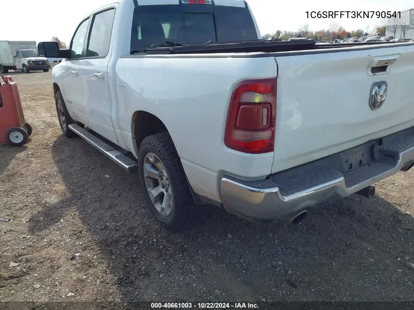 1C6SRFFT3KN790541 2019 Ram 1500 Big Horn/Lone Star 4X4 5'7 Box