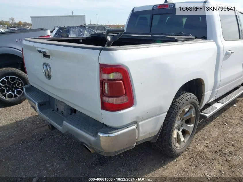 1C6SRFFT3KN790541 2019 Ram 1500 Big Horn/Lone Star 4X4 5'7 Box