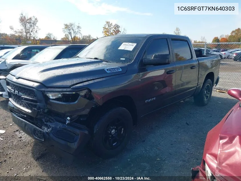 2019 Ram 1500 Tradesman 4X4 5'7 Box VIN: 1C6SRFGT7KN640303 Lot: 40662558